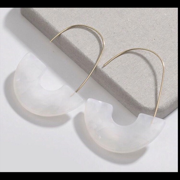 SOLDAcrylic Earrings - Picture 3 of 4